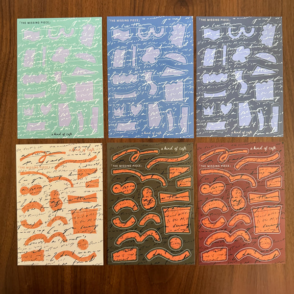 A Kind of Café Sticker, The Missing Piece | 什物貼紙, 一些尋見的時刻