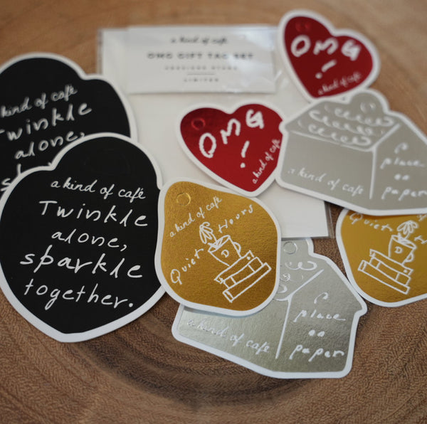 A Kind of Café Foil Gift Tags | 什物燙金吊卡