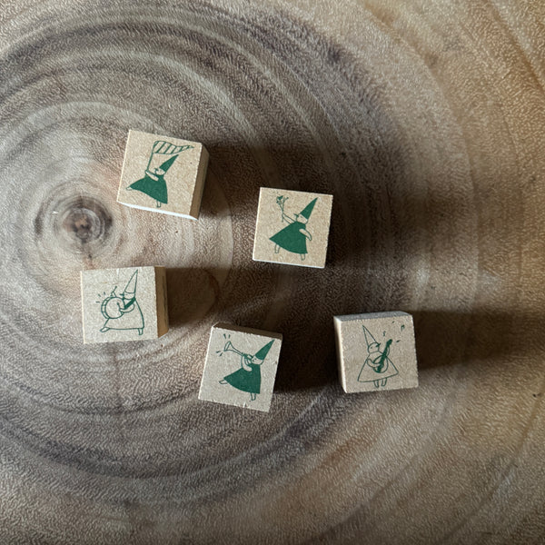 avocado mori Stamp, Nisse's Little Band | 森酪梨印章, 小精靈樂隊