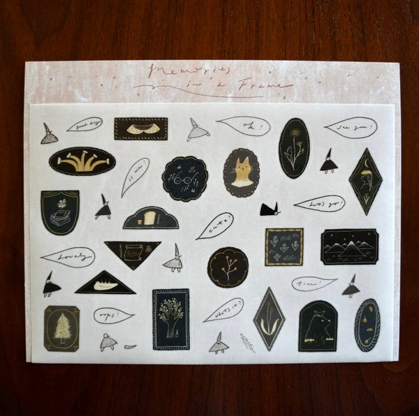 avocado mori Sticker, Memories in a Frame | 森酪梨割型貼紙, 回憶的畫框
