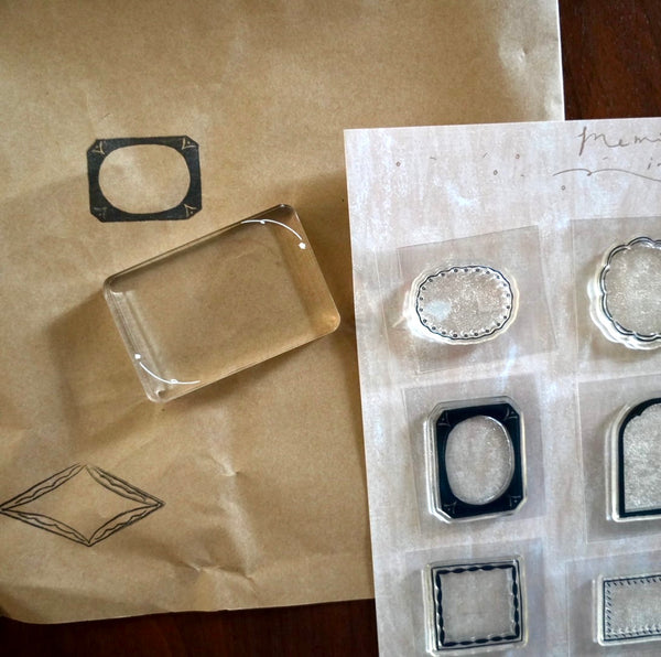 avocado mori Transparent Stamp, Memories in a Frame, Frame | 森酪梨透明印章, 回憶的畫框之框