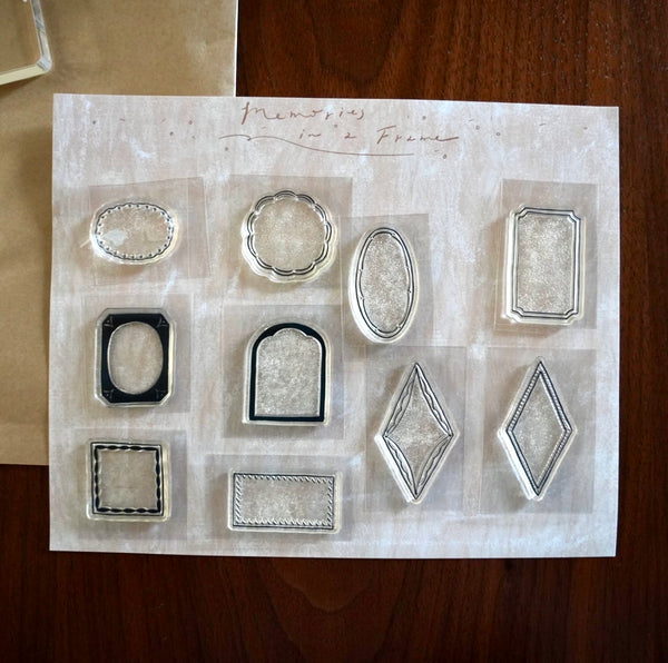 avocado mori Transparent Stamp, Memories in a Frame, Frame | 森酪梨透明印章, 回憶的畫框之框