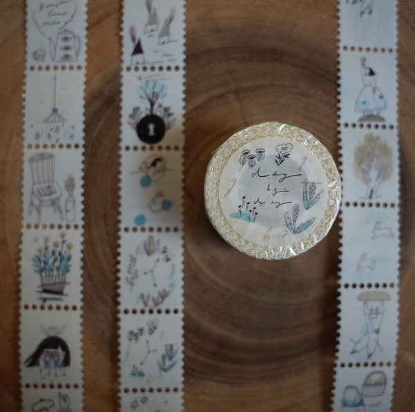 avocado mori Washi Tape, Day by Day | 森酪梨紙膠帶, 每日