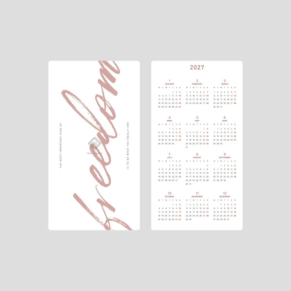 [Pre-Order] Take A Note 2027 Medium Weeks Planner B6