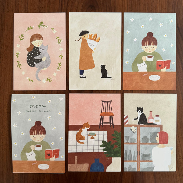 Mariko Fukuoka Postcard Book | 福岡麻利子明信片本
