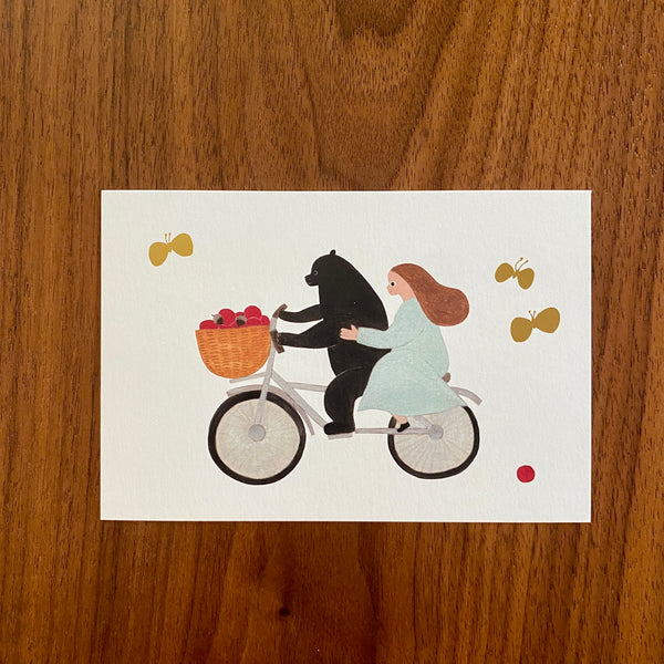 Necktie Post Card, Bicycle | Necktie明信片