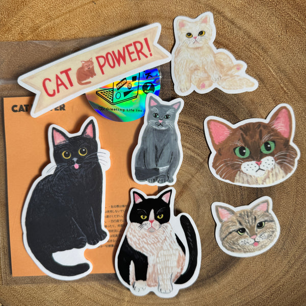 Greeting Life Inc. PVC Sticker Pack - Sodeyama Kahoko | 貼紙包