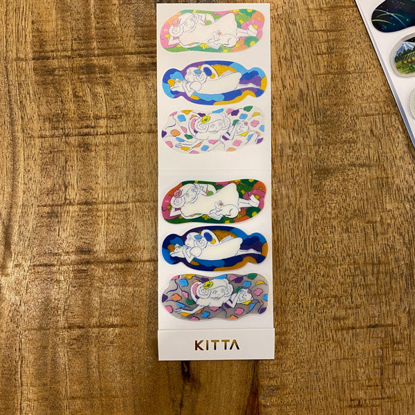 King Jim KITTA Clear Sticker | 錦宮 KITTA透明標籤貼紙