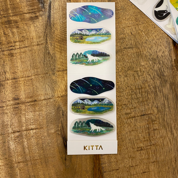 King Jim KITTA Clear Sticker | 錦宮 KITTA透明標籤貼紙