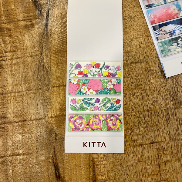 King Jim KITTA Washi Strips, Basic | 錦宮 KITTA和紙標籤貼紙 基礎系列