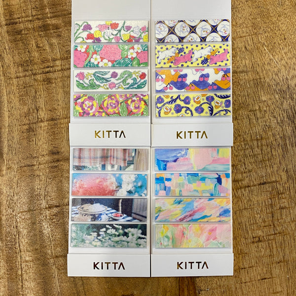 King Jim KITTA Washi Strips, Basic | 錦宮 KITTA和紙標籤貼紙 基礎系列