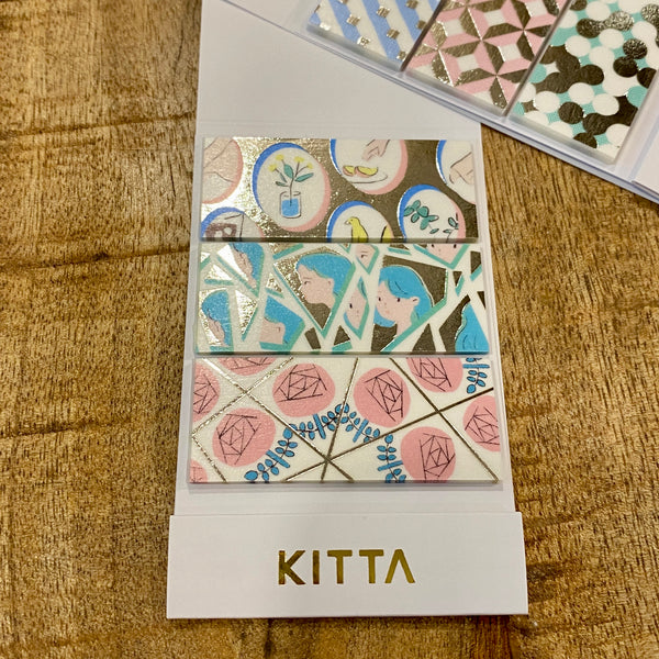 King Jim KITTA Wide Washi Strips | 錦宮 KITTA寬版和紙標籤貼紙