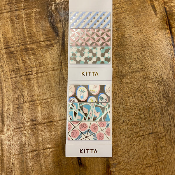 King Jim KITTA Wide Washi Strips | 錦宮 KITTA寬版和紙標籤貼紙
