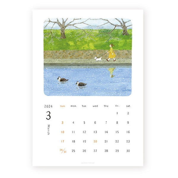 Midori Asano 2024 Calendar | 淺野綠2024日曆