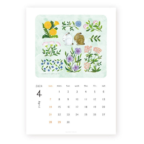 Midori Asano 2024 Calendar | 淺野綠2024日曆