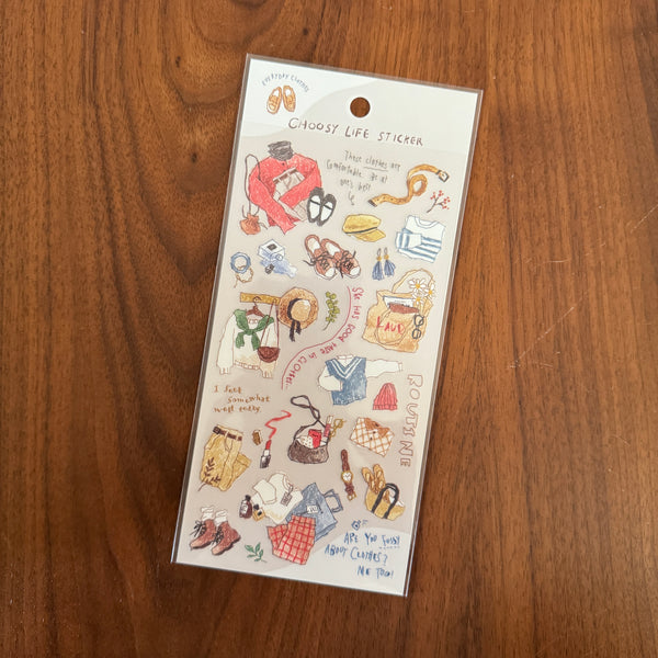 Mind Wave Sticker, Choosey Life | 系列貼紙