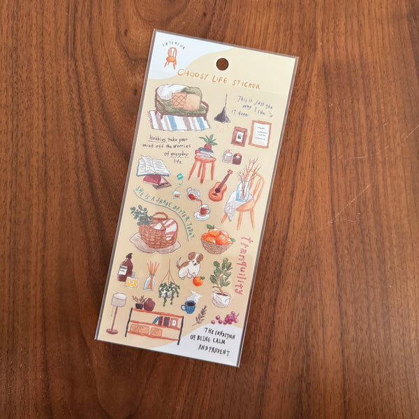 Mind Wave Sticker, Choosey Life | 系列貼紙