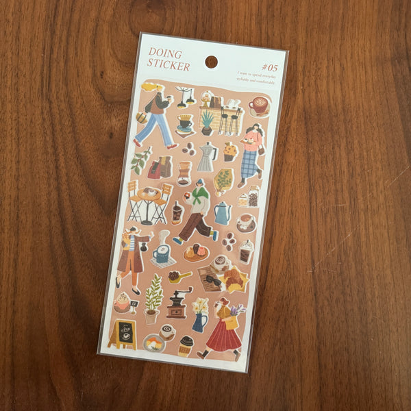 Mind Wave Sticker, Doing | 系列貼紙
