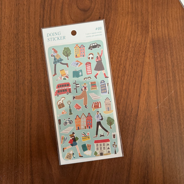 Mind Wave Sticker, Doing | 系列貼紙