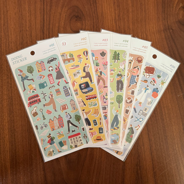 Mind Wave Sticker, Doing | 系列貼紙