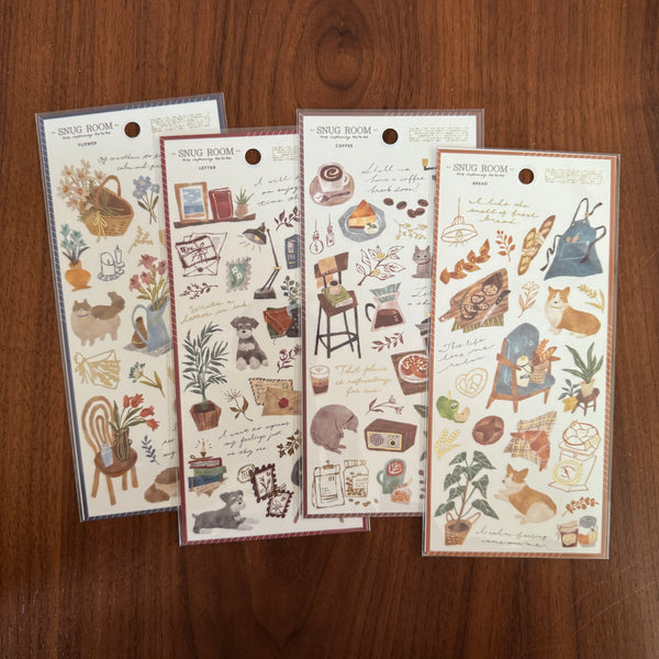 Mind Wave Sticker, Snug Room | 系列貼紙