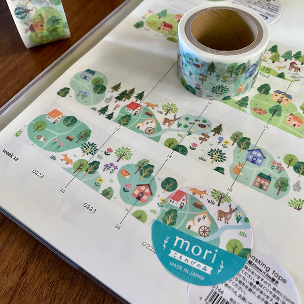 Mind Wave Washi Tape, Mori | 森系列和紙膠帶