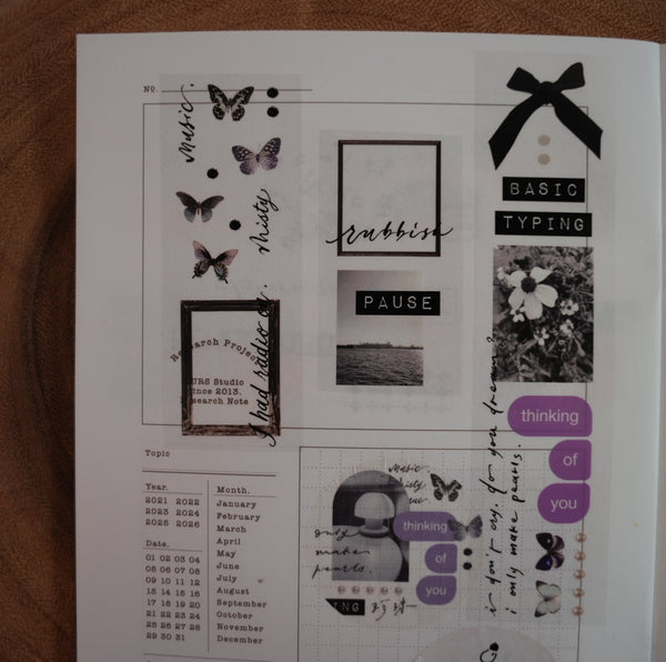 Mr. Eggplants PET Tape, Pearls | 茄子先生紙膠帶, 珍珠