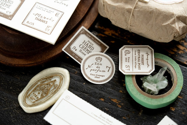 Ours Letterpress Label Book, Grocery Label | 漢克 x 庫巴 活版便箋本, 雜貨店