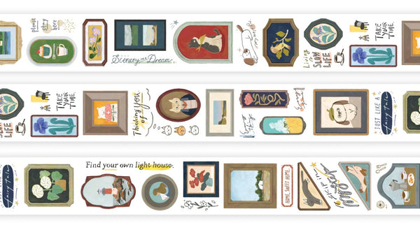 Ours PET Tape, A Walk in the Gallery | 漢克 x 庫巴紙膠帶, 畫廊裡的散步