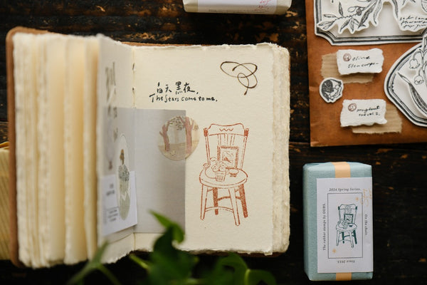 Ours Stamp, On the Chair | 漢克 x 庫巴印章 生活的一角, 椅子