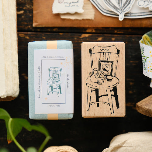 Ours Stamp, On the Chair | 漢克 x 庫巴印章 生活的一角, 椅子