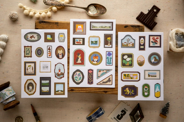 Ours Sticker Pack, The Gallery | 漢克 x 庫巴貼紙包 畫廊