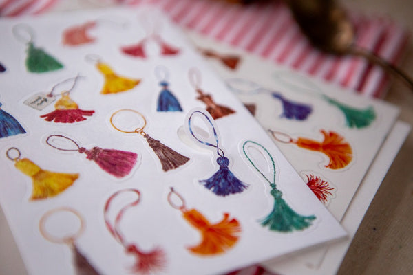 Ours Sticker Pack, The Tassel | 漢克 x 庫巴貼紙包 流蘇