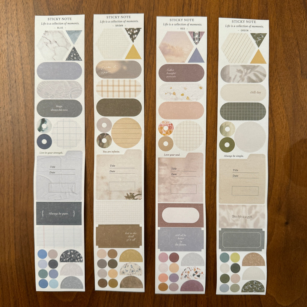 Pion Sticker Roll, Sticky Note | Pion割型紙膠帶 – a blank note