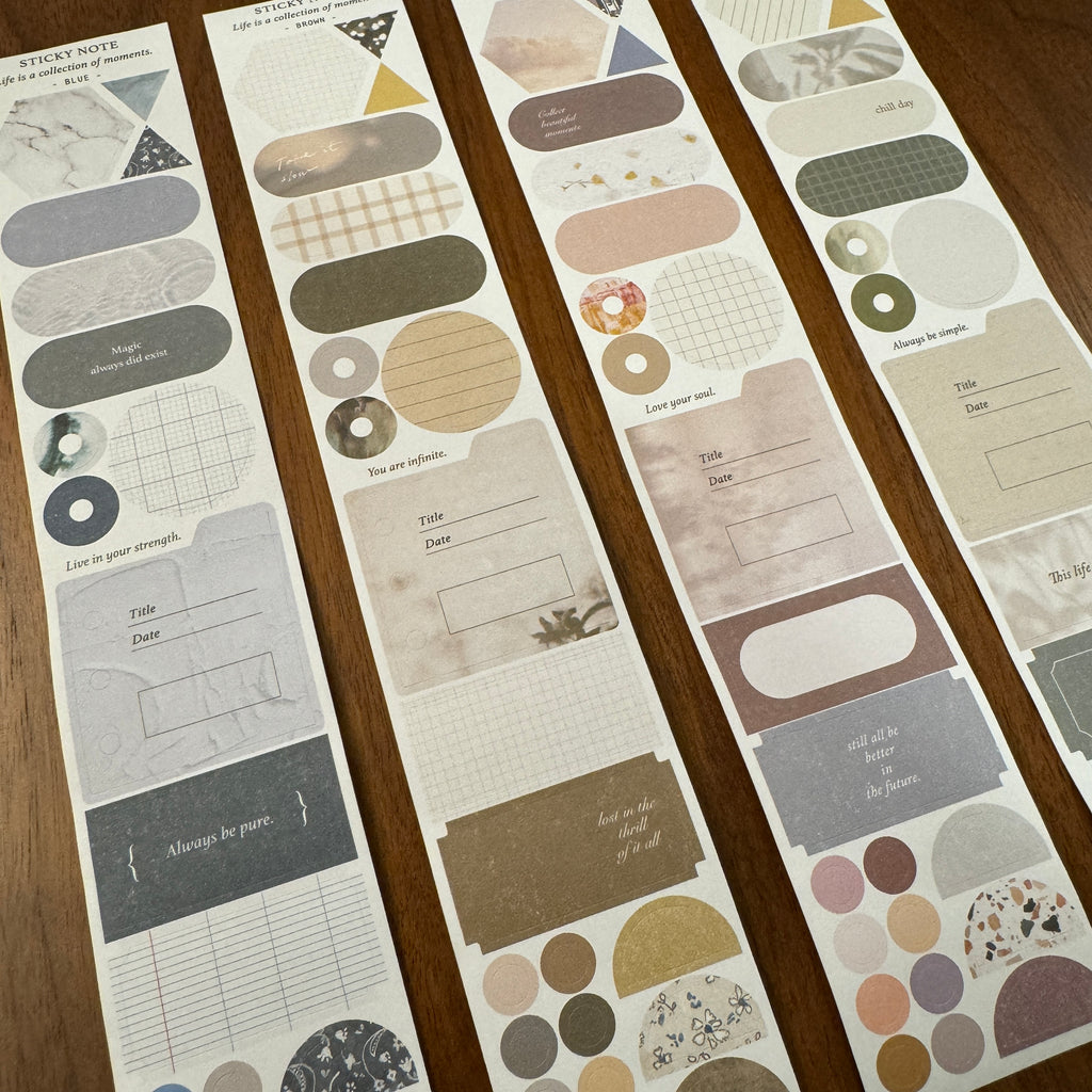 Pion Sticker Roll, Sticky Note | Pion割型紙膠帶 – a blank note