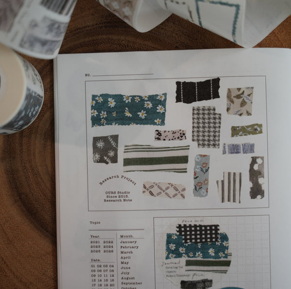 Pion Sticker Roll, Cloth | Pion割型紙膠帶