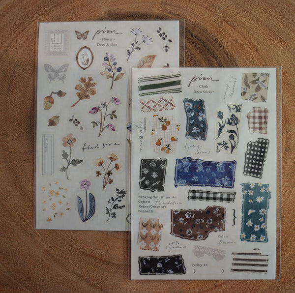 Pion Washi Sticker | Pion 和紙貼紙