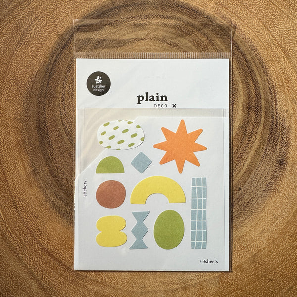 Suatelier Plain Deco Sticker, Irregular | Suatelier Plain Deco 貼紙