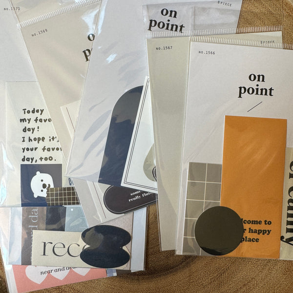 Suatelier On Point Seal Sticker | Suatelier On Point 貼紙包