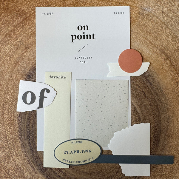 Suatelier On Point Seal Sticker | Suatelier On Point 貼紙包