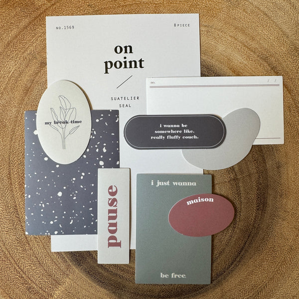 Suatelier On Point Seal Sticker | Suatelier On Point 貼紙包