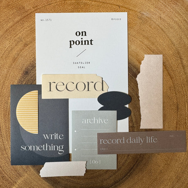 Suatelier On Point Seal Sticker | Suatelier On Point 貼紙包