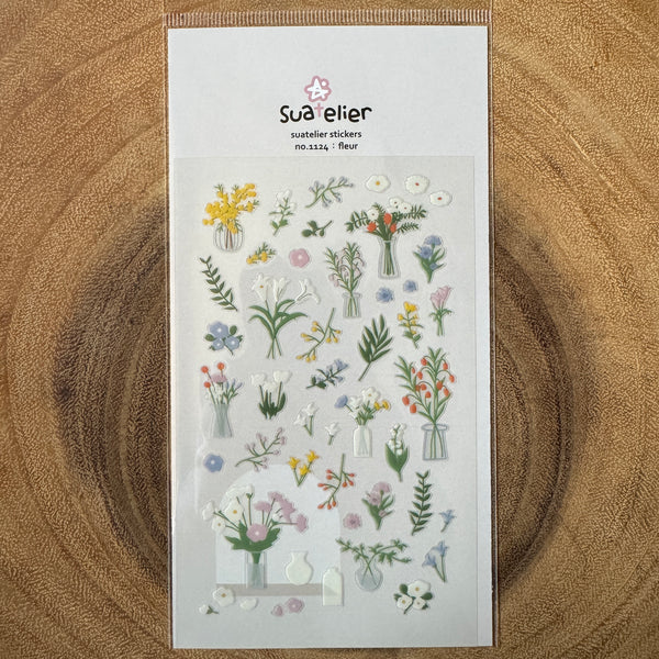 Suatelier Sticker, Fleur | Suatelier貼紙