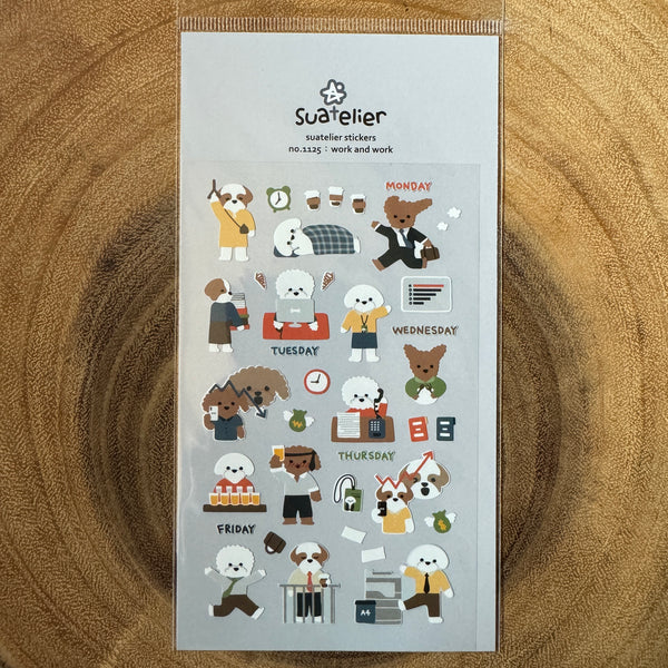 Suatelier Sticker, Days | Suatelier貼紙