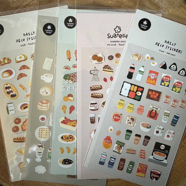 Suatelier Sticker, Daily Deco Food | Suatelier貼紙