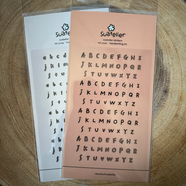 Suatelier Sticker, Handwriting | Suatelier貼紙