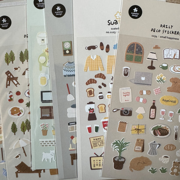 Suatelier Sticker, Daily Deco Home | Suatelier貼紙