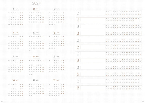 [Pre-Order] Take A Note 2027 Medium Weeks Planner B6