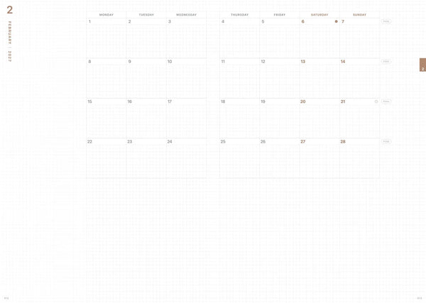 [Pre-Order] Take A Note 2027 Medium Weeks Planner B6