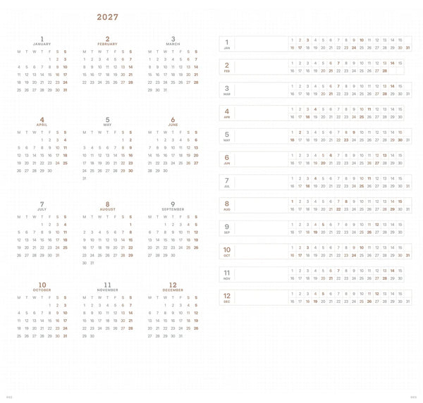 [Pre-Order] Take A Note 2027 SLIM Biweek Planner